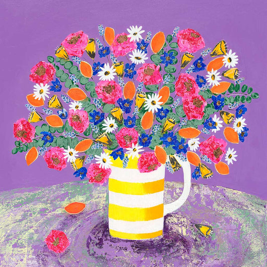 In Full Bloom Greetings Card by Amy Christie is available to buy online from the Sanders and Christie Art Gallery in Norfolk.