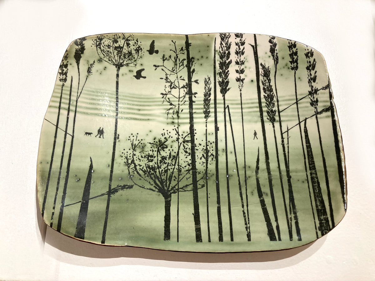 Green Coastal Walk Plate