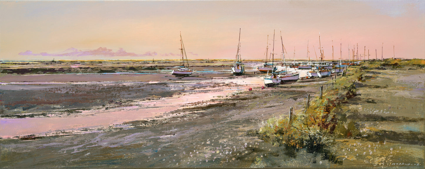 MS105 The Creek at Sunset Print