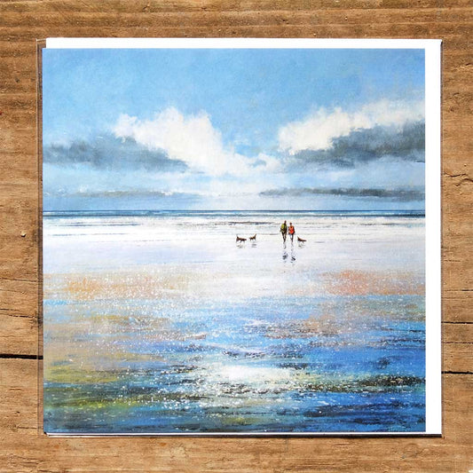 This An Afternoon Stroll Greetings Card by Michael Sanders is available to purchase online from the Sanders and Christie Gallery.