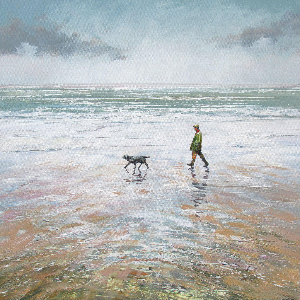 This Two Norfolk Old Boys Greetings Card by Michael Sanders is available to purchase online from the Sanders and Christie Gallery.