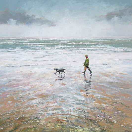 This Two Norfolk Old Boys Greetings Card by Michael Sanders is available to purchase online from the Sanders and Christie Gallery.