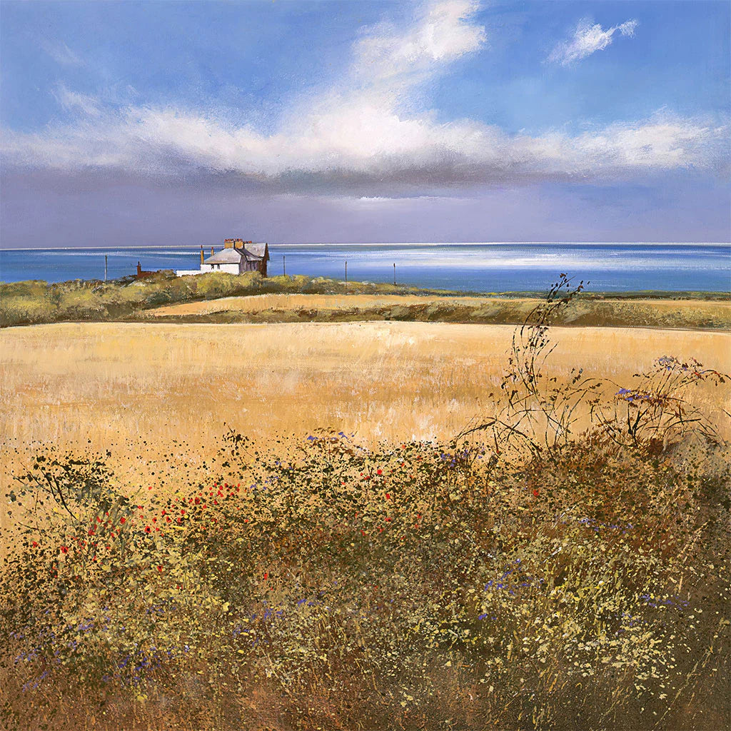 This Coastguard Cottages Greetings Card by Michael Sanders is available to purchase online from the Sanders and Christie Gallery.