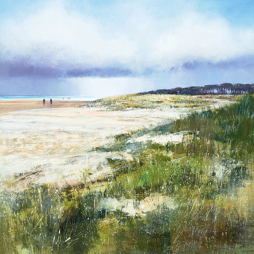 This Sand Dunes at Holkham Greetings Card by Michael Sanders is available to purchase online from the Sanders and Christie Gallery.