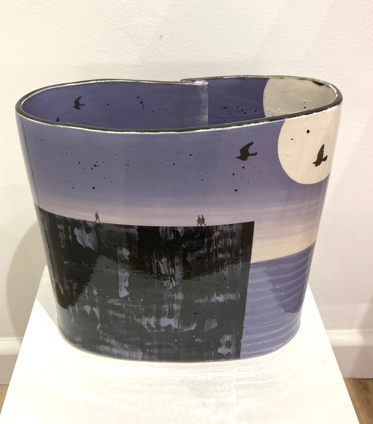 Purple Clifftop Walk Vase