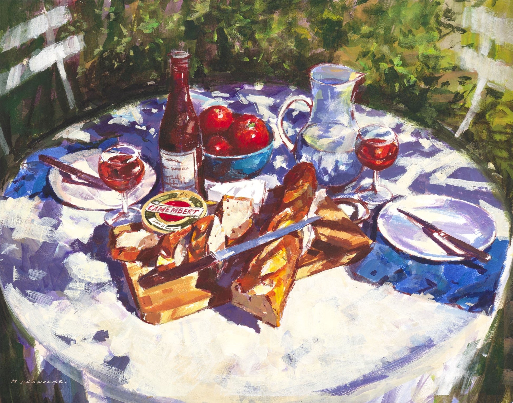 Al Fresco Art Print by Michael Sanders