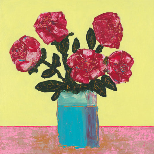 Blue Vase Art Print by Amy Christie