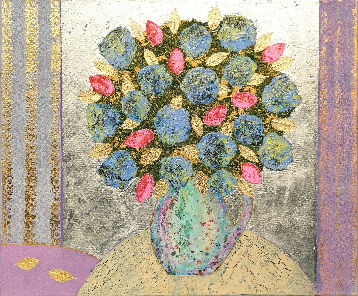 Cool Blue Original Painting by Amy Christie