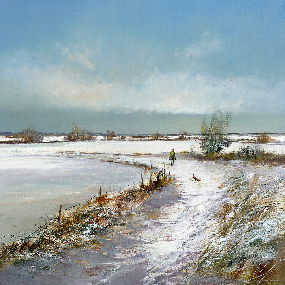 Walking Home Canvas Print by Michael Sanders