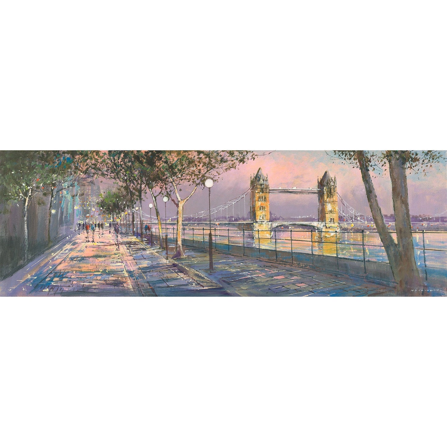 Tower Bridge and Embankment by Michael Sanders