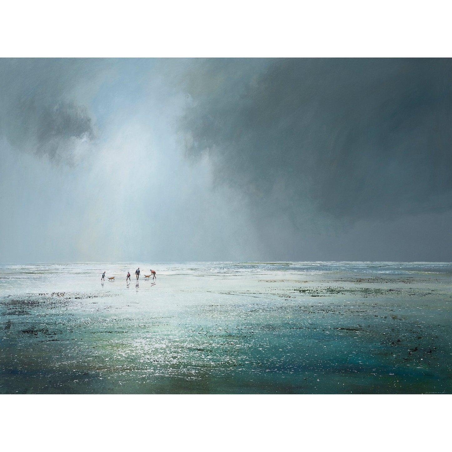 Clearing Skies Canvas Print by Michael Sanders