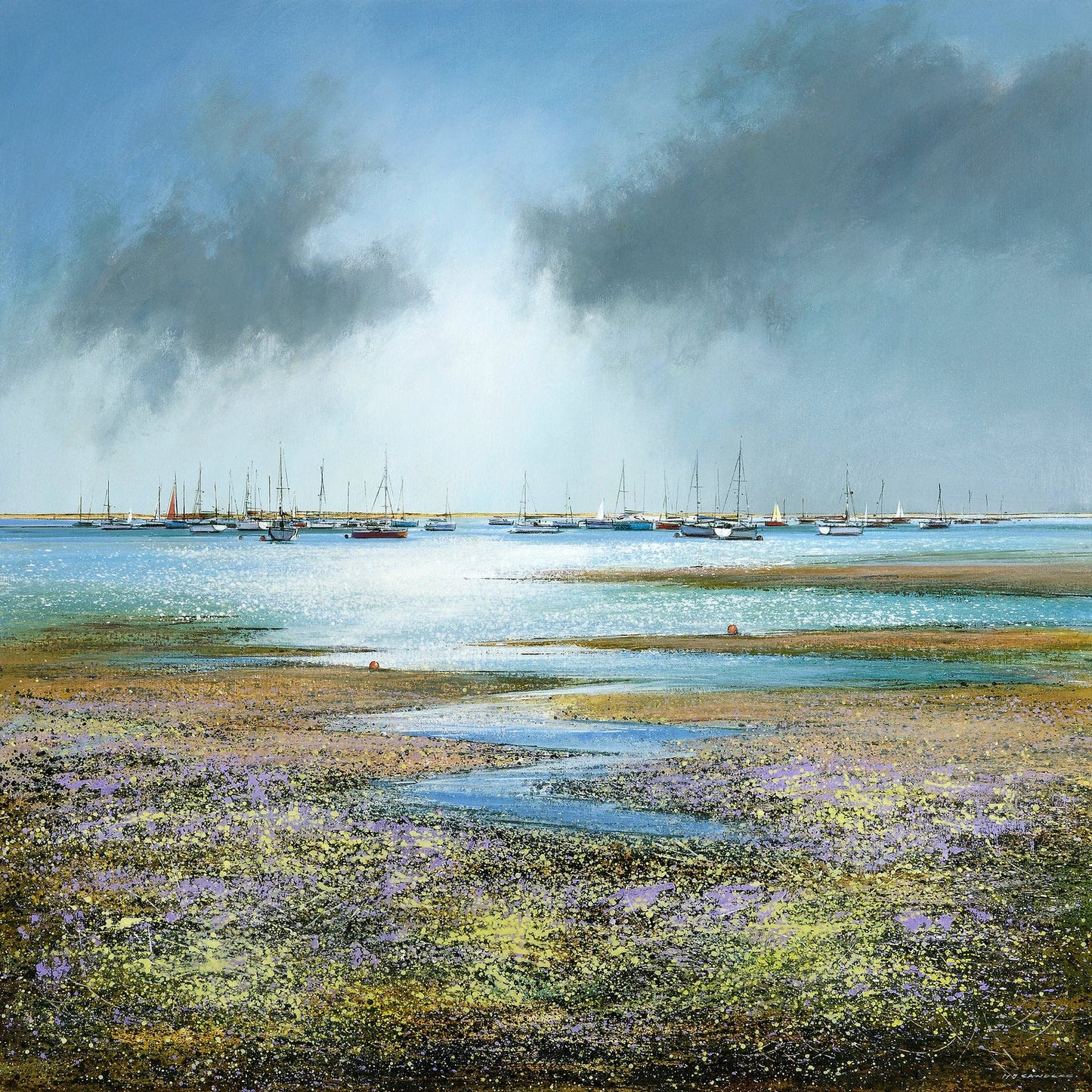 Blakeney Pit Canvas Print by Michael Sanders