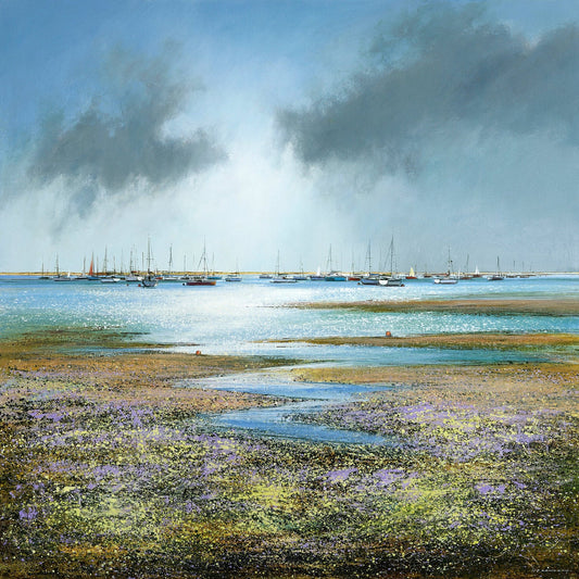 Blakeney Pit Canvas Print by Michael Sanders