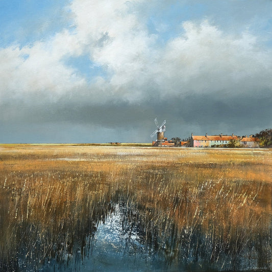 The Mill at Cley Canvas Print by Michael Sanders