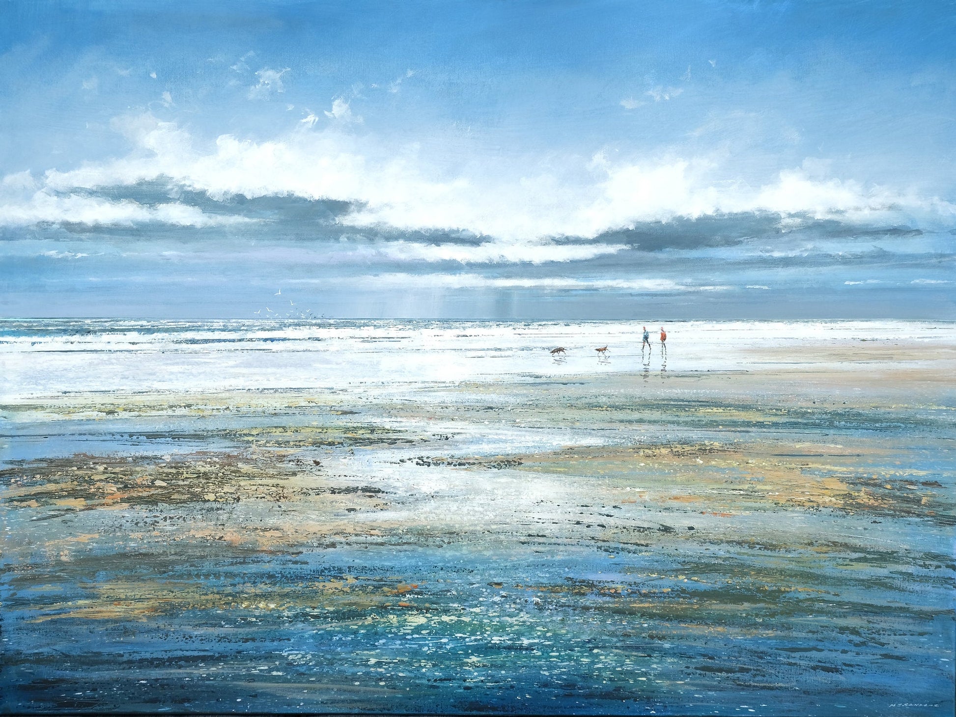 Salty Air Canvas Print by Michael Sanders