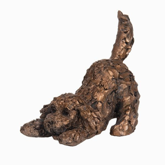 Dog Standing Bronze Sculpture by Unknown