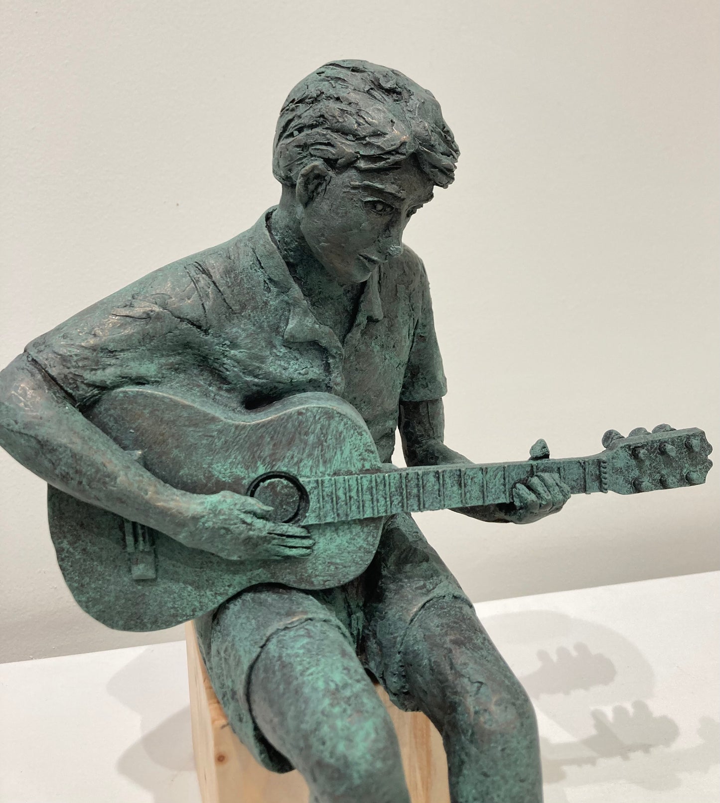 Guitar Player - verdigris