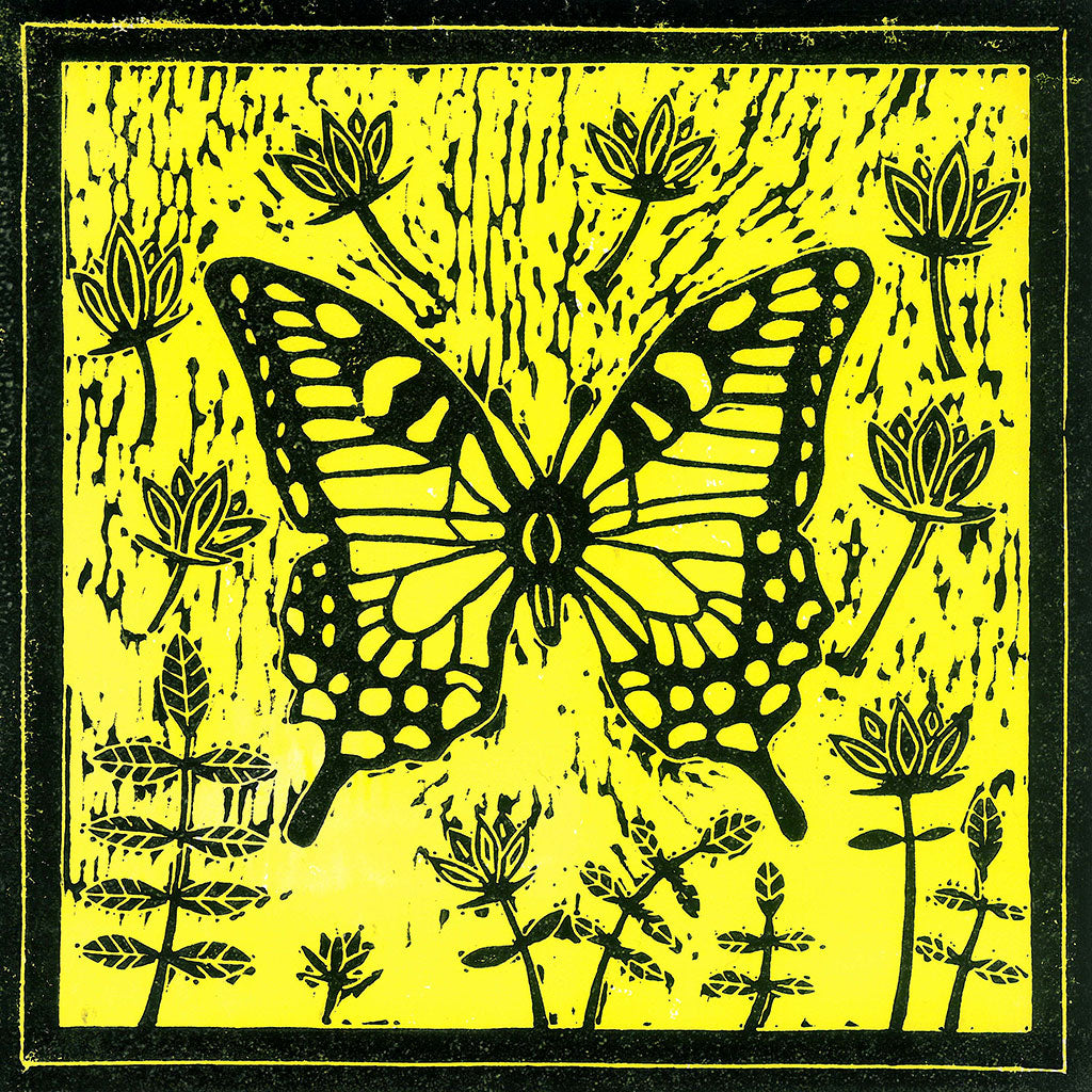 A Swallowtail Greeting Card by Joanna Padfield for sale at the Sanders and Christie Gallery in Sheringham.