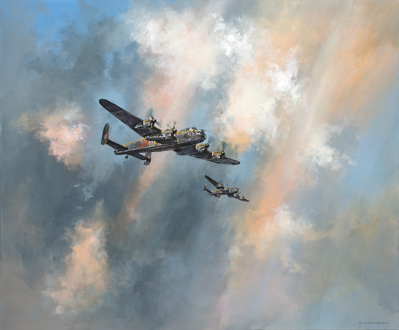 Lancasters Canvas Print by Michael Sanders
