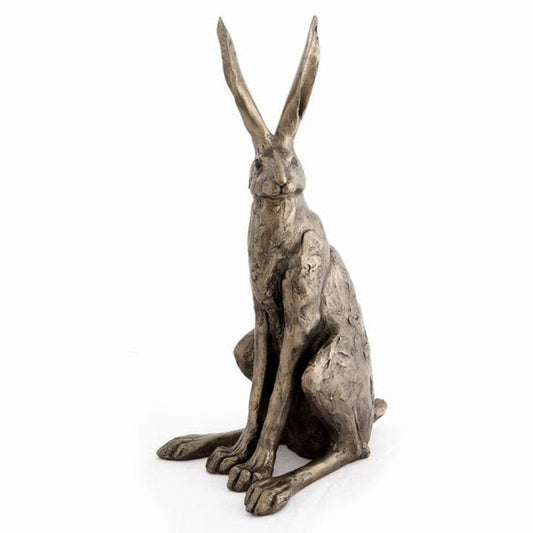 Large Sitting Hare Bronze Sculpture by Paul Jenkins