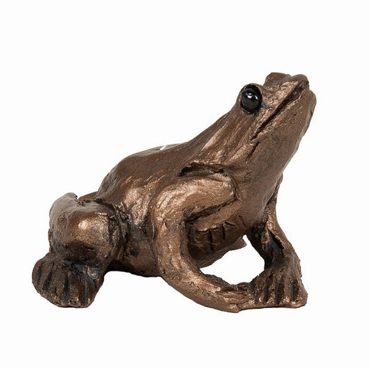 Little Frog Bronze Sculpture by Unknown
