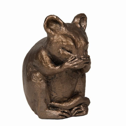 Little Mouse Bronze Sculpture by Unknown