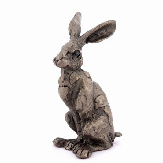 Little Sitting Hare Bronze Sculpture by Paul Jenkins