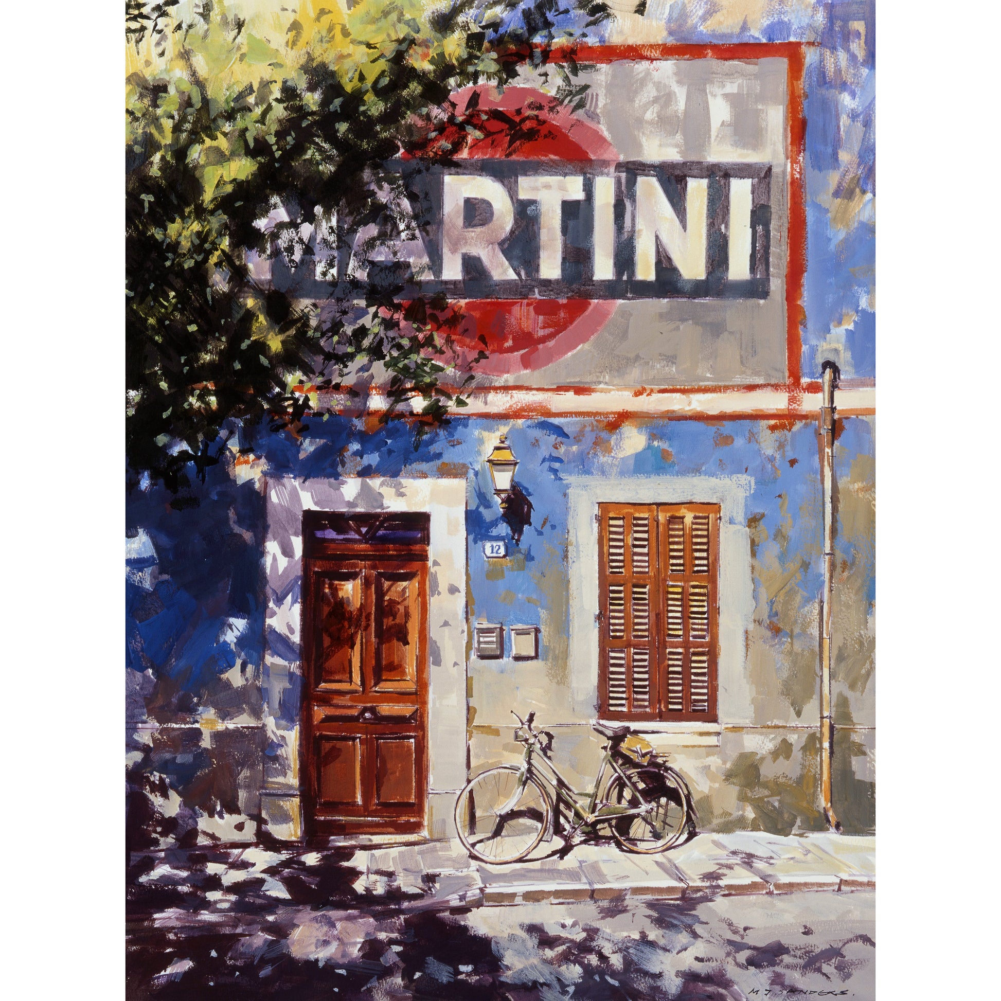 Martini Art Print by Michael Sanders