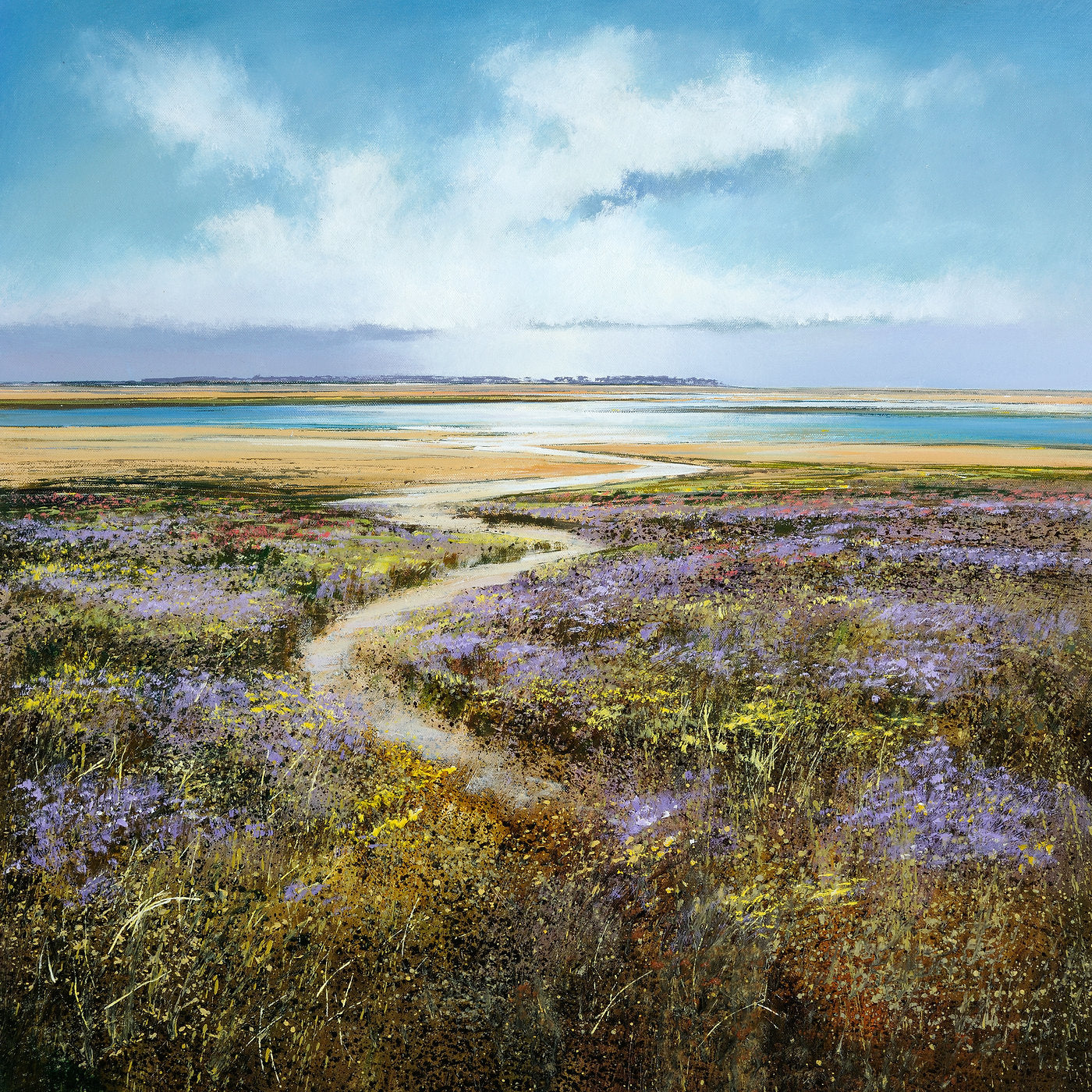 Sea Lavender Art Print by Michael Sanders