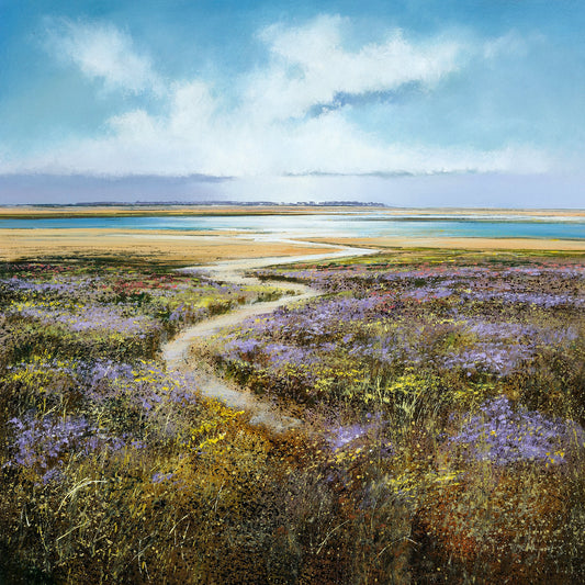 Sea Lavender Art Print by Michael Sanders