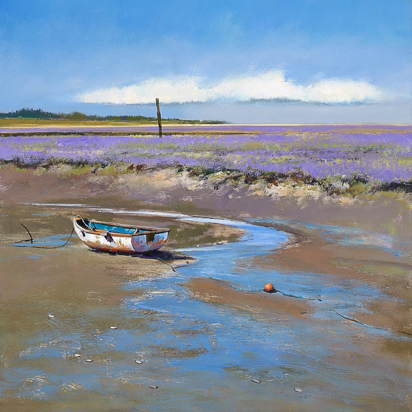 Boat at Brancaster Art Print by Michael Sanders