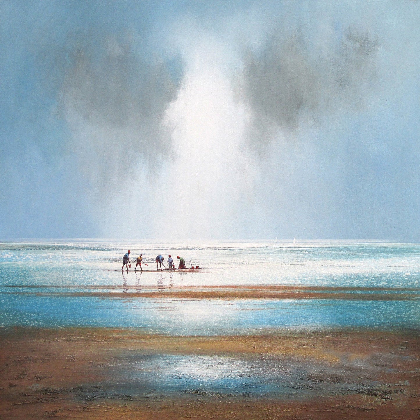 Construction Crew Art Print by Michael Sanders