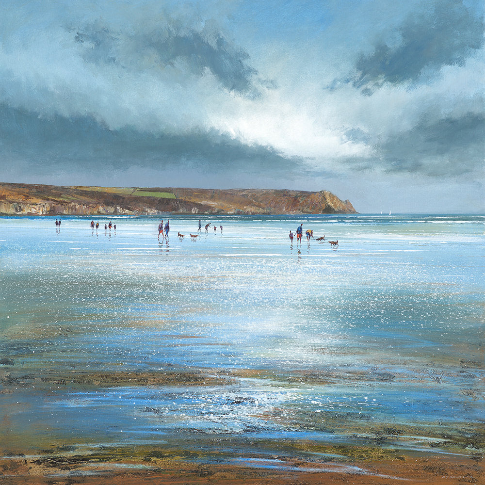 Nare Head, Carne Beach Art Print by Michael Sanders