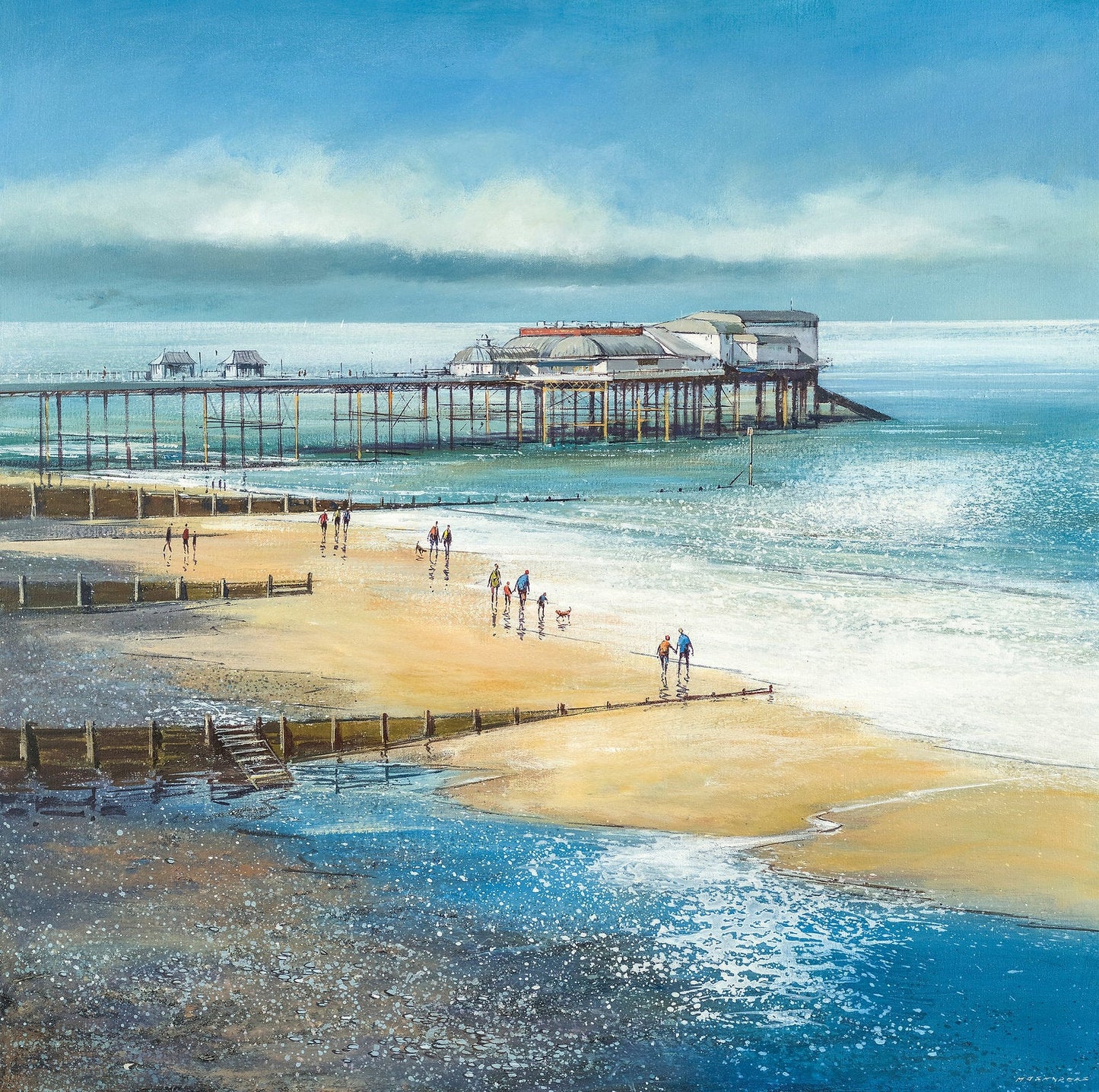 Sunday Afternoon, Cromer Art Print by Michael Sanders