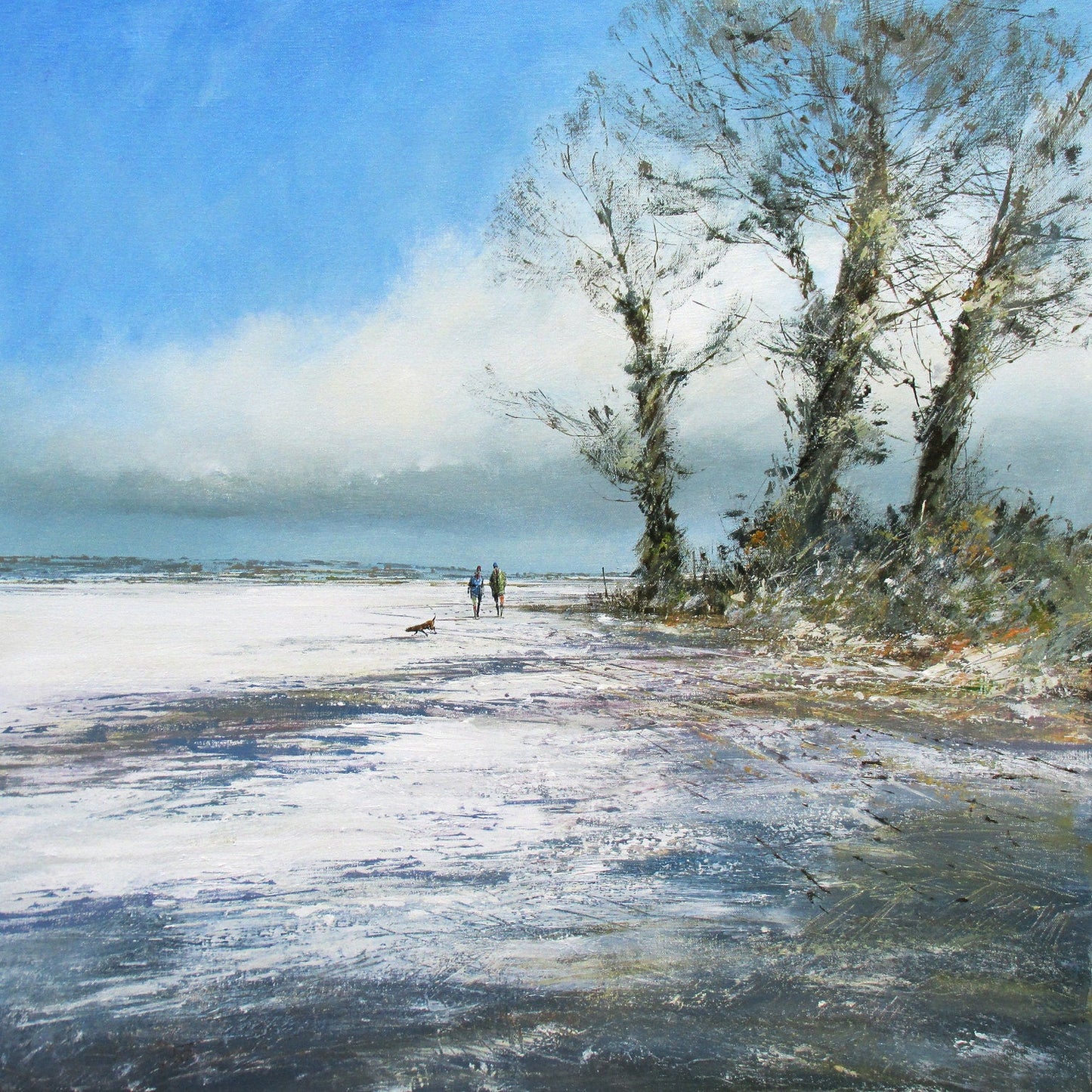 Sun After Snow Art Print by Michael Sanders