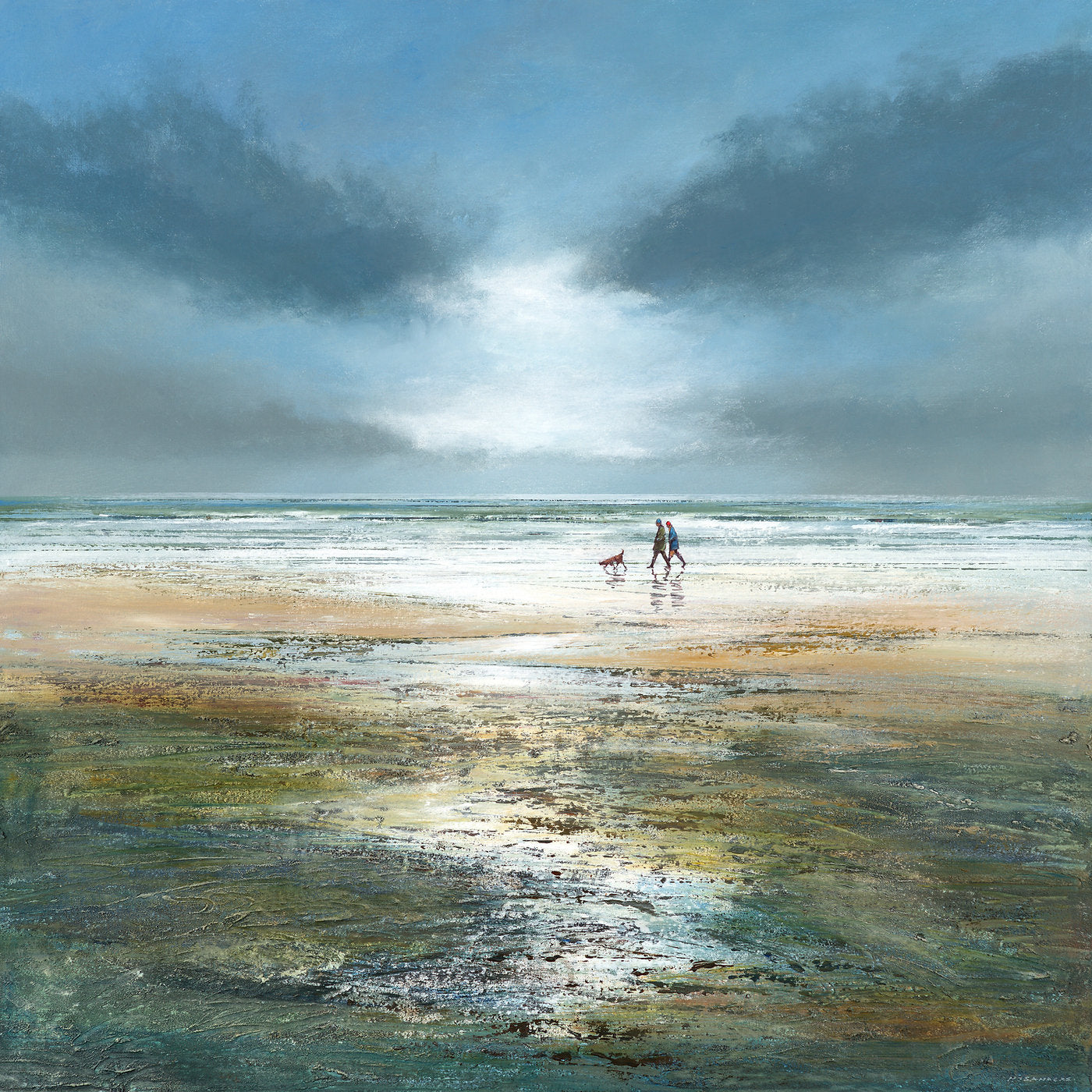 Raincoats and Wellingtons Art Print by Michael Sanders