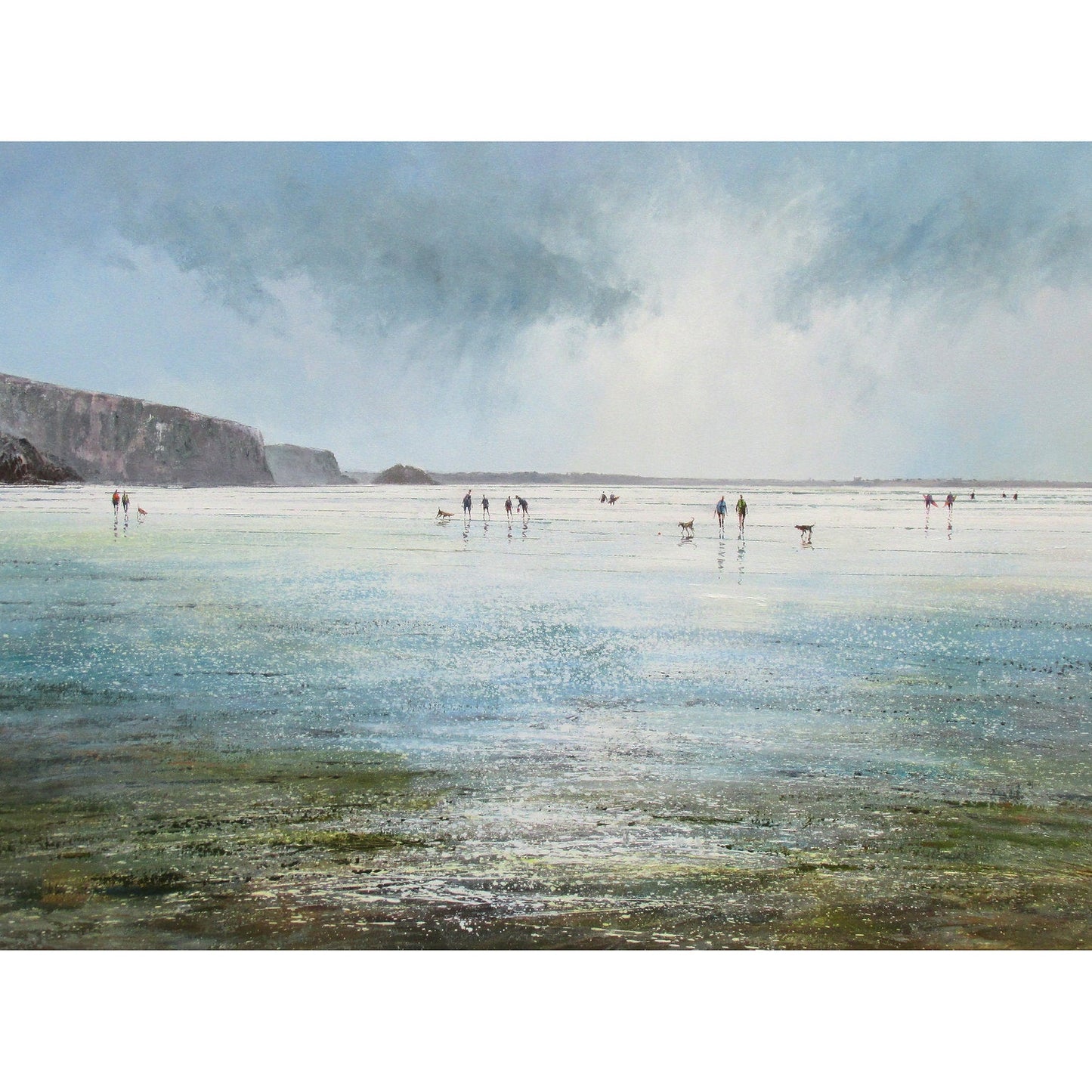 Watergate Bay Art Print by Michael Sanders