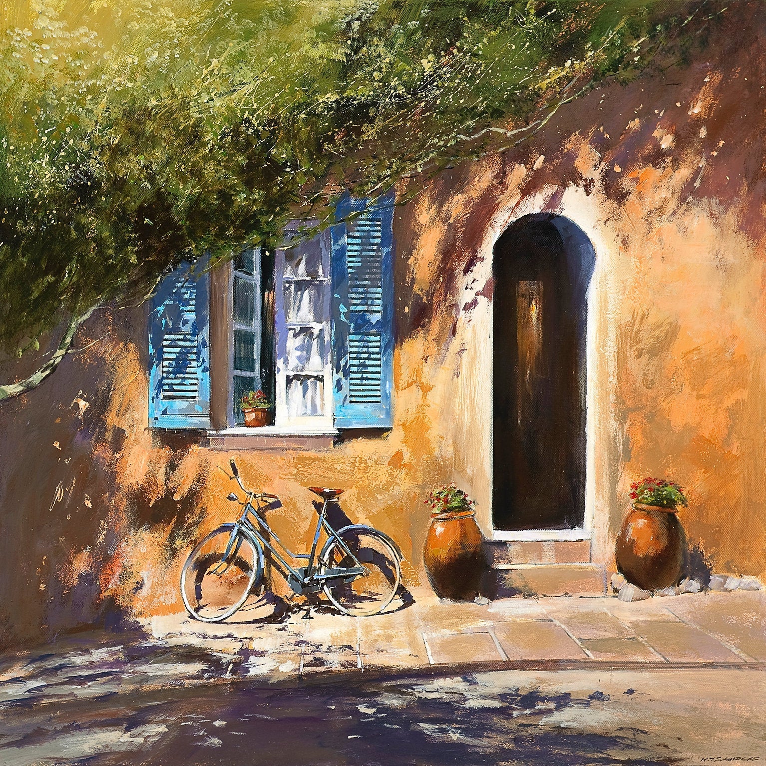 Bicyclette Art Print by Michael Sanders