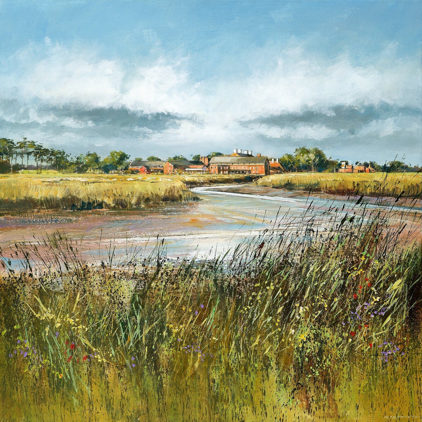 Snape Maltings Art Print by Michael Sanders