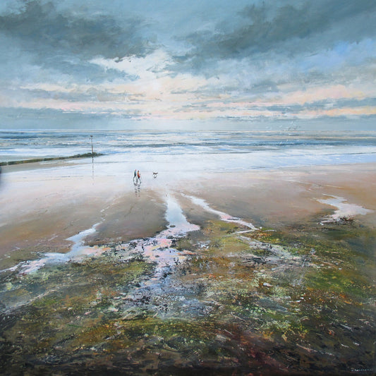 A View from East Beach, Sheringham Art Print by Michael Sanders