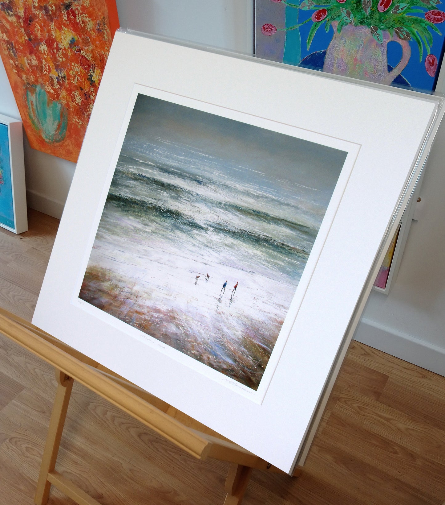 Stormy Sea Art Print by Michael Sanders
