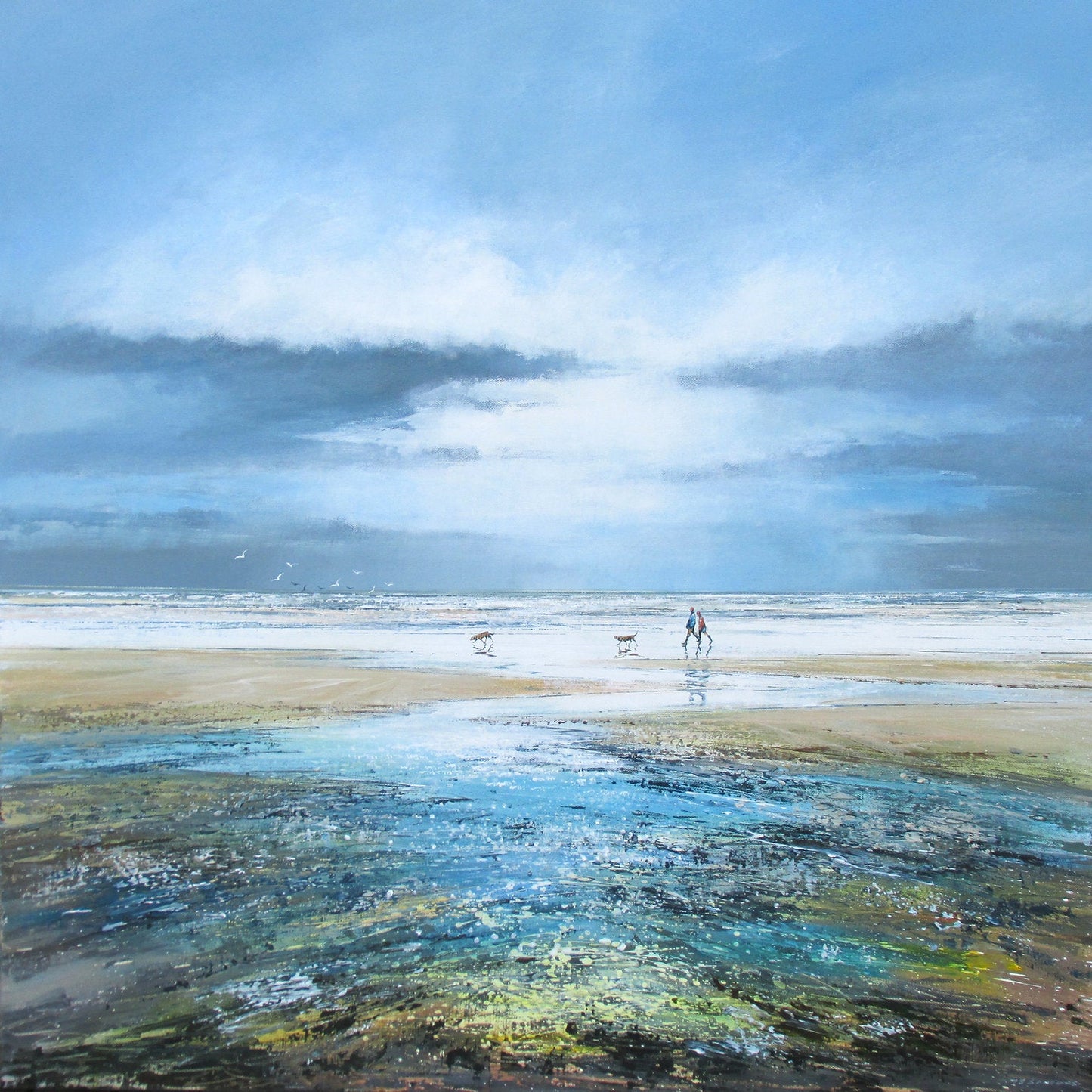 Low Tide, Sheringham Art Print by Michael Sanders