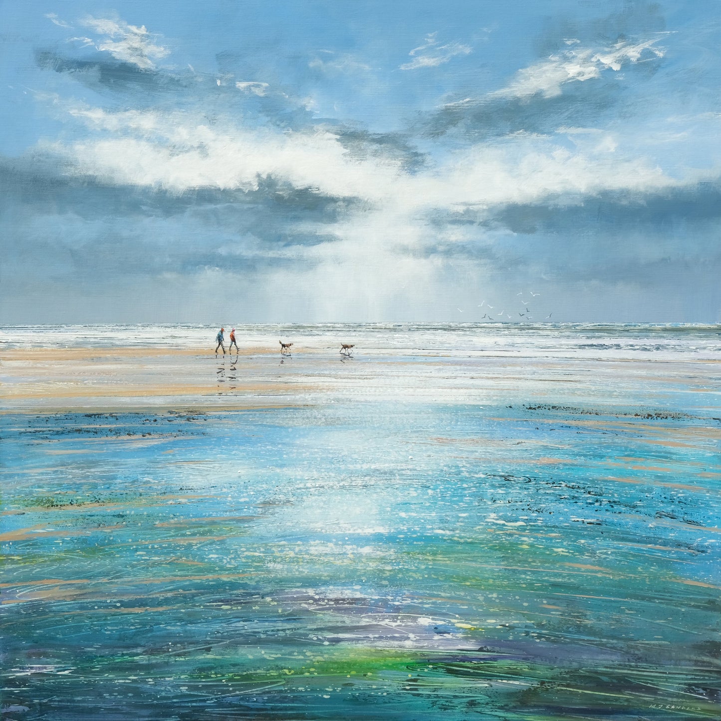 Vast Sky Art Print by Michael Sanders