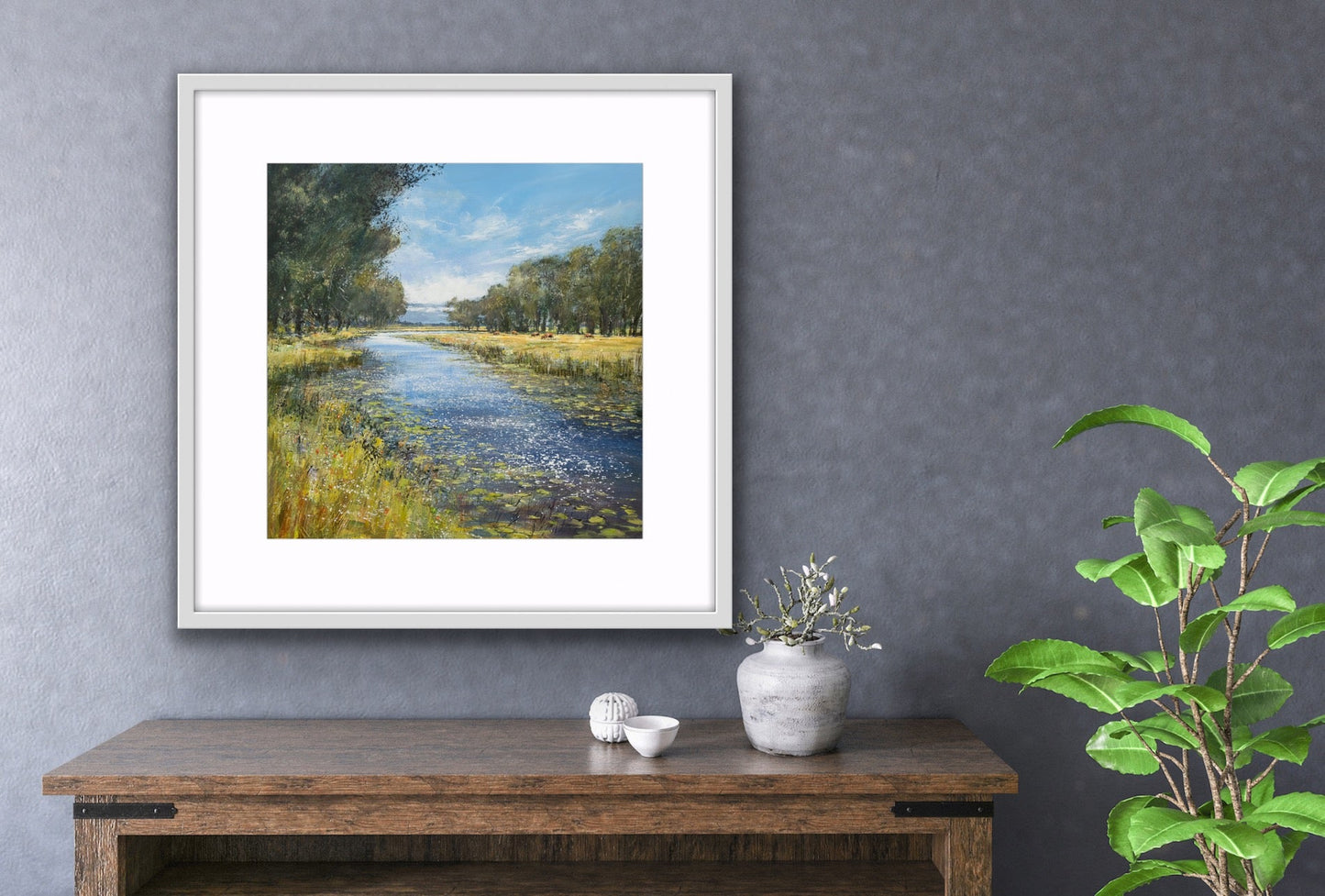 The Upper Bure in Summer Art Print by Michael Sanders