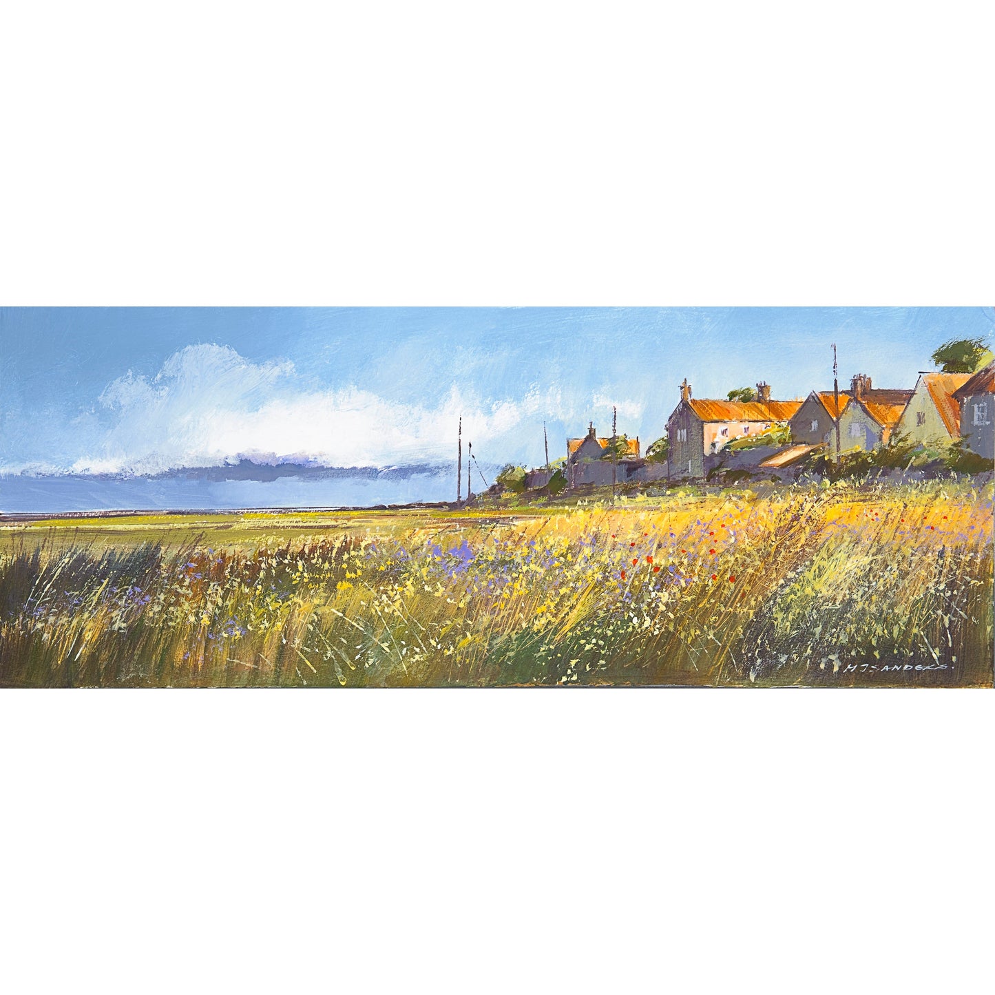 Salthouse Art Print by Michael Sanders
