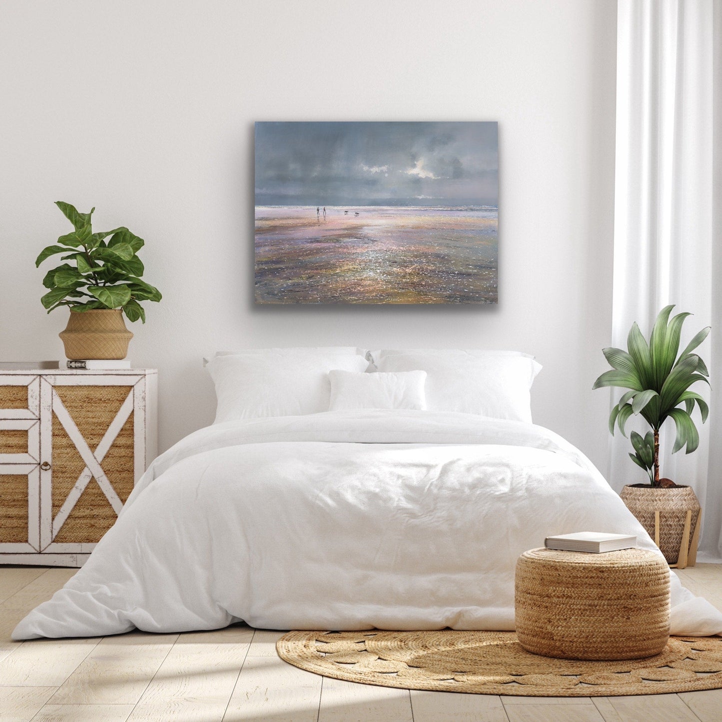 Winter Skies Art Print by Michael Sanders