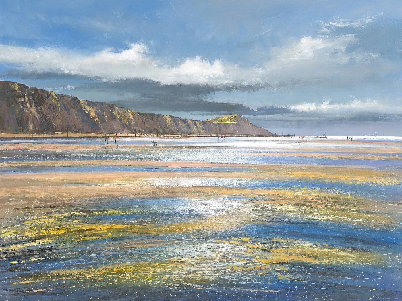 A Bright Day, Sheringham Art Print by Michael Sanders