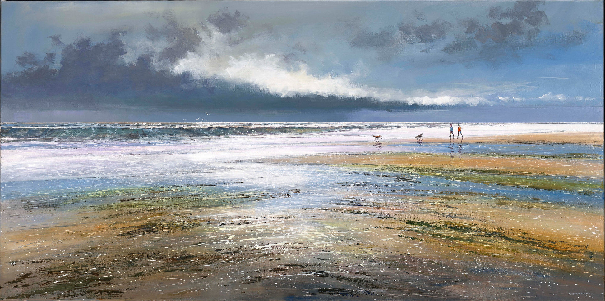 Beside the Waves Art Print by Michael Sanders