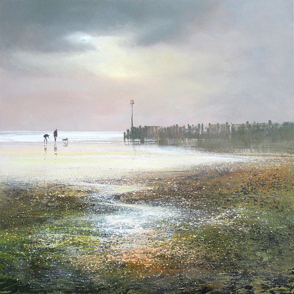 This October Light, Sheringham Greetings Card by Michael Sanders is available to purchase online from the Sanders and Christie Gallery.