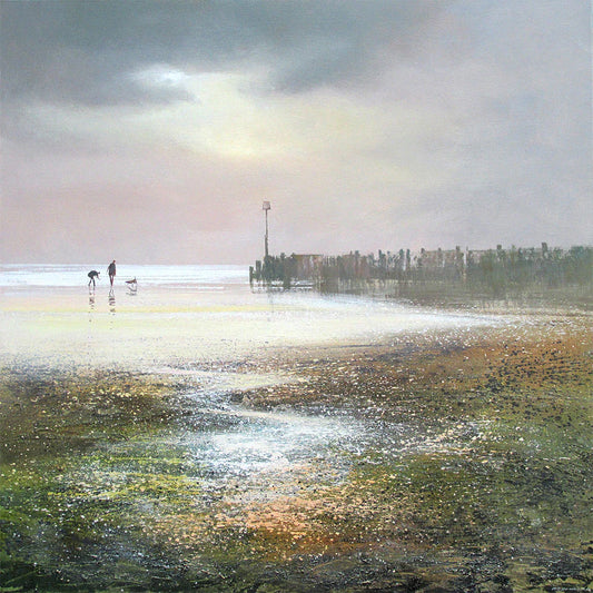 This October Light, Sheringham Greetings Card by Michael Sanders is available to purchase online from the Sanders and Christie Gallery.